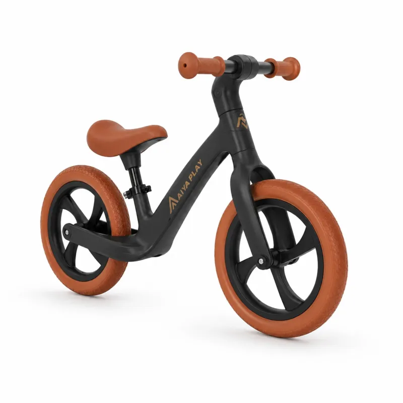 Black Forest by Extralink | Balance bike for children | 12" Black - Image 2