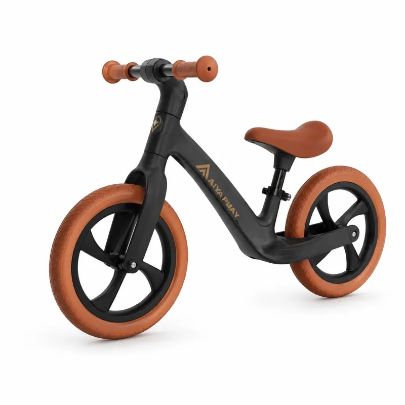 Black Forest by Extralink | Balance bike for children | 12" Black - Image 3