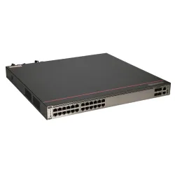 Коммутатор Huawei S5731-H24P4XC, 24x RJ45 1000Mb/s PoE, 4x SFP+, 2x PAC600S12-CB AC