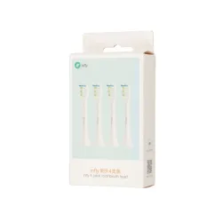 infly T03S Schwarz | Zahnbürstenkopf | 4 Packung