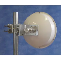 Jirous JRC-24 Duplex Precision N / Female | Antena parabólica | 5,45 - 5,9 GHz, 23,6 dB, dedicado a Mimosa B5C