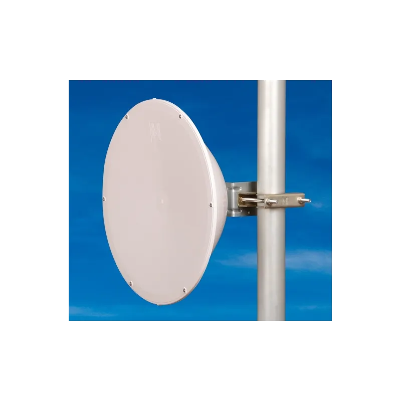 Jirous JRC-24DD MIMO RP-SMA Parabolik Anten 2'li Paket, 4.9 - 6.4GHz, 24.5dBi, 2x RP-SMA