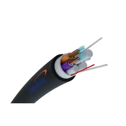 Optický kabel pro kanalizaci Z-XOTKtsDb 24F | jednomodový, 2T12F, G652D, 9,2mm, 1,5kN | Fiberhome