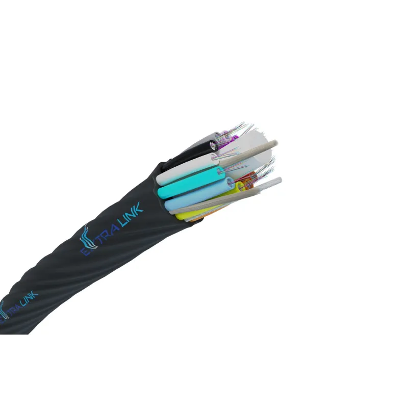 Optický kabel pro mikrokanalizaci 144F |Jednomodový,12T12F, G.652D, 0,6kN, 8,8mm | Extralink