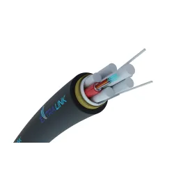 tek modlu, 12J, G652D, 4kN, 10.8mm Hava ADSS Fiber Optik Kablo XOTKtsdD 12F, Fiberhome