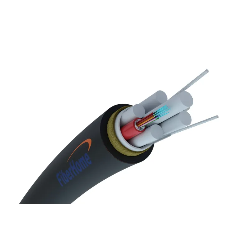 Fiberhome XOTKtsdD 12F | Cable de fibra óptica | ADSS, 2,7kN FRP, 12J, G652D, 10,2mm, aéreo
