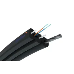 Cable de fibra óptica plano aéreo 2F | S-NOTKSP, monomodo, 2J, G.657A1, 0,6kN, 5,2mm | Fiberhome