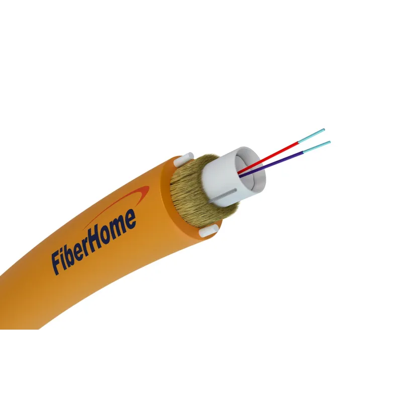 Direct buried fiber optic cable 2F | DAC Z-XOTKTCD, single mode, 2J, G652D, 1,2kN, 5.3mm | Fiberhome