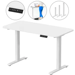Kingsmith Walkingdesk | Schreibtisch mit elektrischer Höhenverstellung | Weiß
