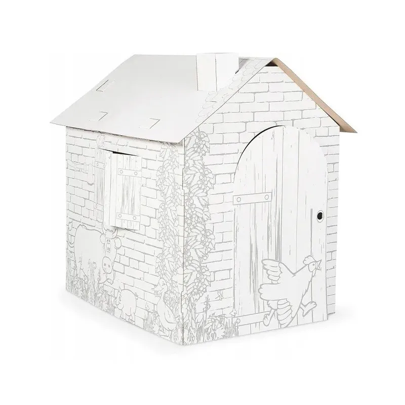 Creative Building and Coloring Toy: Scenic Farm Set