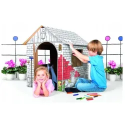 Creative Building and Coloring Toy: Scenic Farm Set
