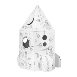 Creative Toy for Assembling and Coloring: Amazing Rocket