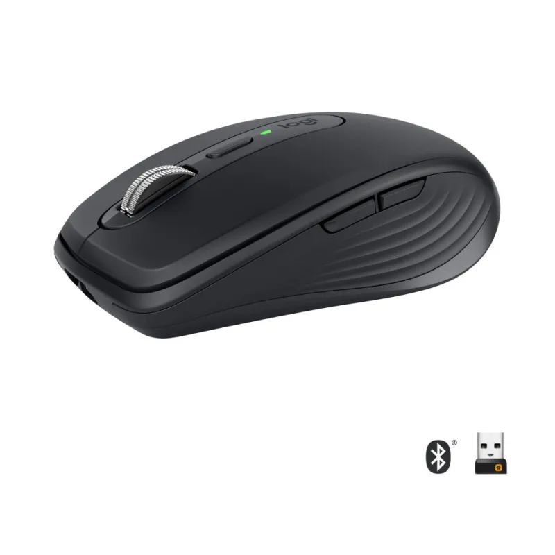 Logitech MX Anywhere 3 | Optische Maus | Kabellos, 4000dpi, schwarz