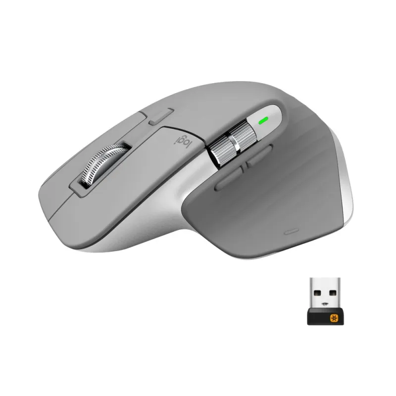 Logitech MX Master 3 Grau | Laser-Maus | Kabellos, 4000dpi