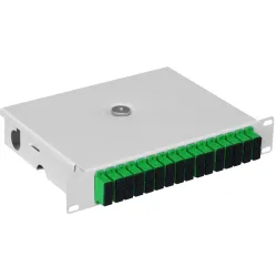 Mantar PS 10" 1U SC Fiber Optik Patch Panel 16 Duplex, Derinlik 167 mm