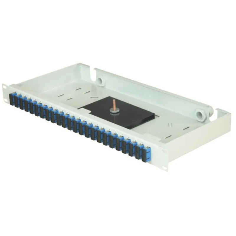 Mantar PS 19" 1U Fiber Optik Patch Panel SC 24 Duplex, Derinlik 210 mm