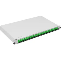 Mantar PS 19" 1U SC 24 Simplex Slide | Przełącznica światłowodowa | wysuwana, głębokość 255 mm