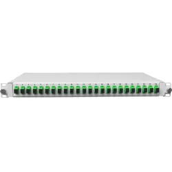 Mantar PS 19" 1U SC 24 Simplex Slide | Patch Panel de Fibra Óptica | slide-out, profundidad 255 mm