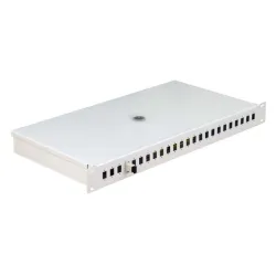 Mantar PS 19" 1U SC 24 Simplex | Patch Panel de Fibra Óptica | profundidad 210 mm