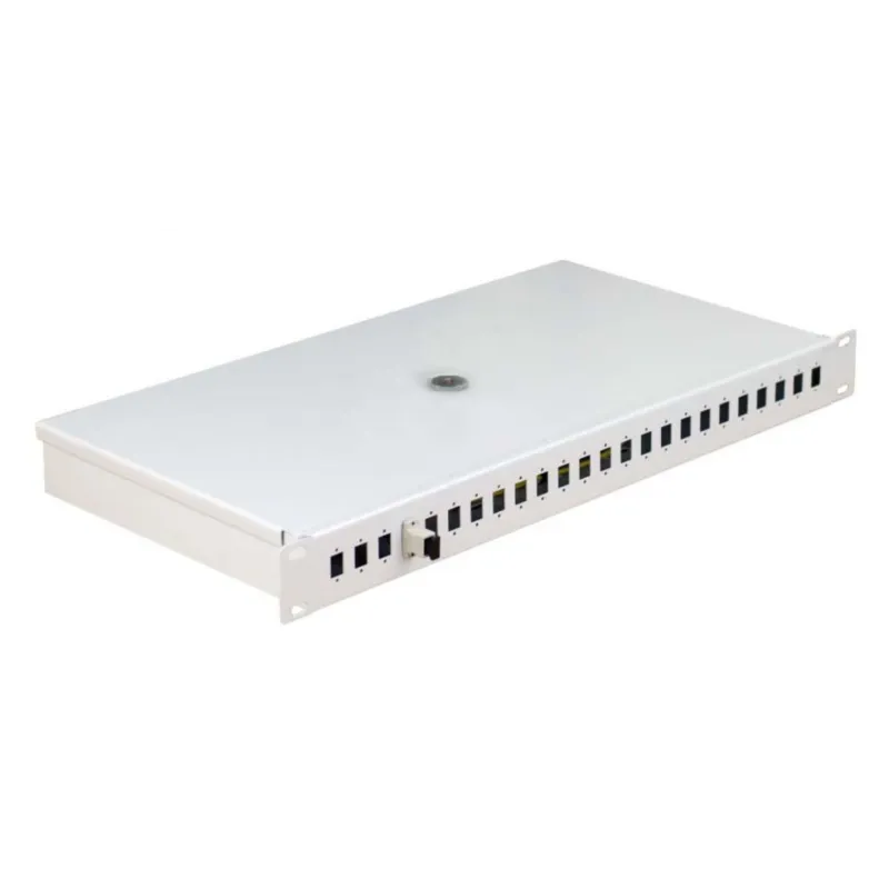 Mantar PS 19" 1U SC 24 Simplex Fiber Patch Panel, Derinlik 210 mm