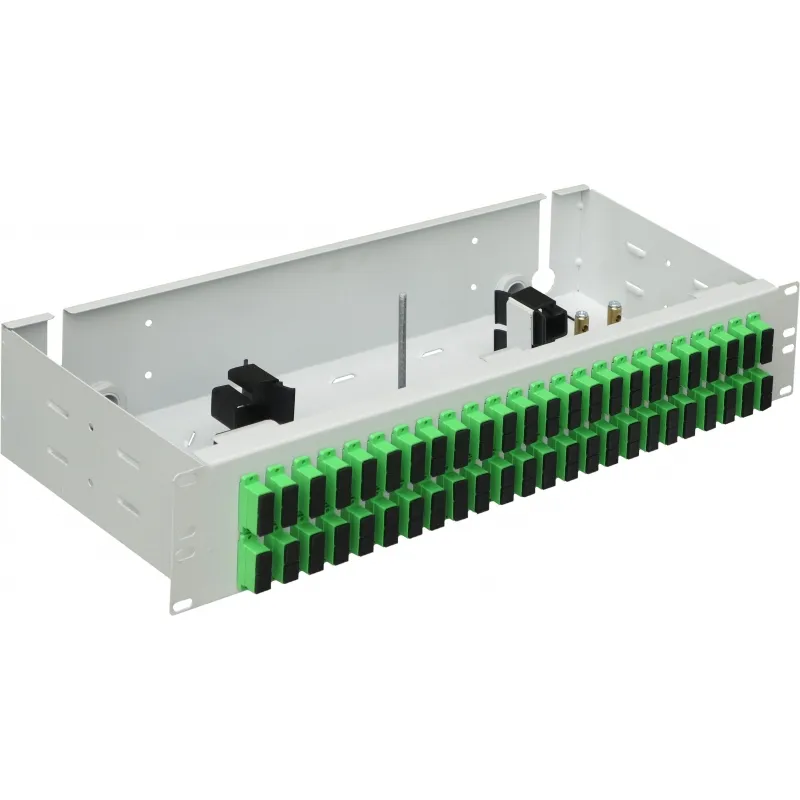 Mantar PS 19 Fiber Optik Patch Panel 2U SC 48 Duplex, derinlik 255 mm