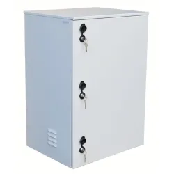 Mantar SM-80/55/45 Rack 19" 5HE + Lüfter | Außengehäuse | IP65, Tiefe 450 mm