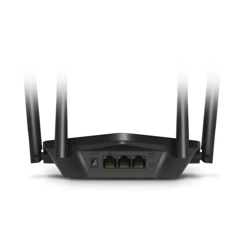 Mercusys MR60X | Wi-Fi Router | AX1500, Wi-Fi6, 3x RJ45 1000Mb/s, OFDMA, MU-MIMO, WPA3