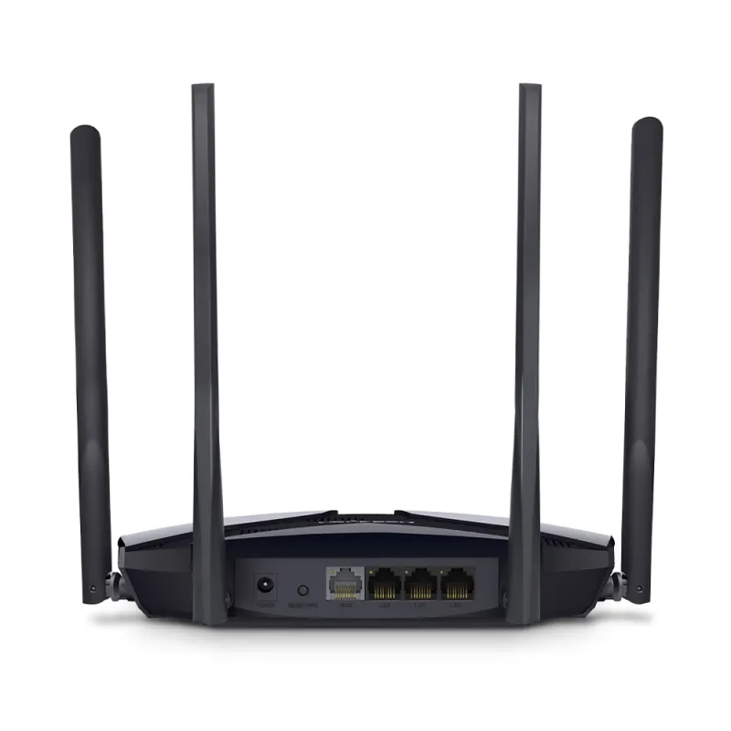 Mercusys MR80X | WiFi Router | AX3000 Dual Band, 4x RJ45 1000Mb/s