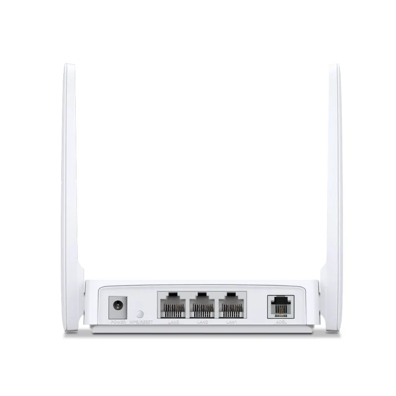 Mercusys MW300D WiFi Router, ADSL2+, 2.4GHz, 3x RJ45 100Mb/s, 1x RJ11