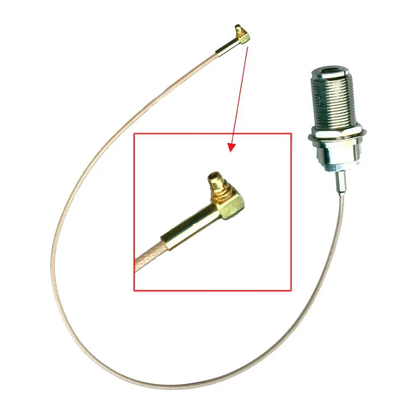 MikroTik ACMMCX | Pigtail RF | MMCX/N-TYPE Female, 360mm