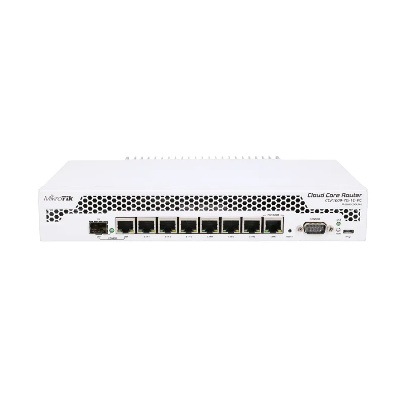 Маршрутизатор MikroTik CCR1009-7G-1C-PC, 8x RJ45 1000Mb/s, 1x SFP, 1x USB