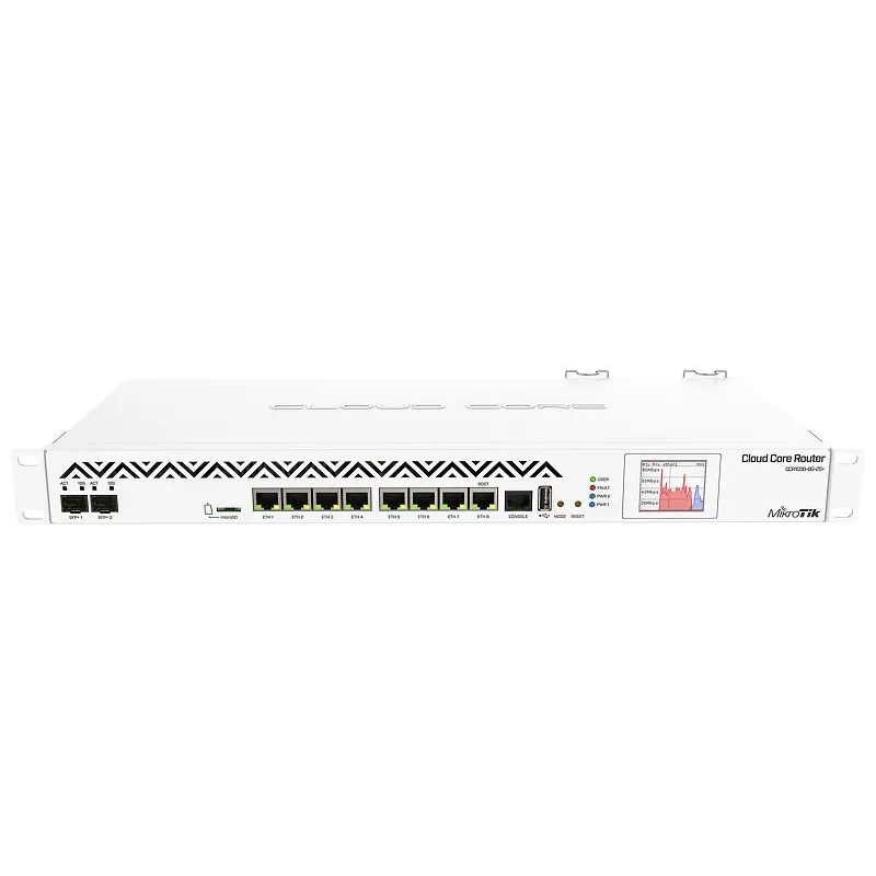 Маршрутизатор MikroTik CCR1036-8G-2S+EM UK, 8x RJ45 1000Mb/s, 2x SFP+, 1x USB