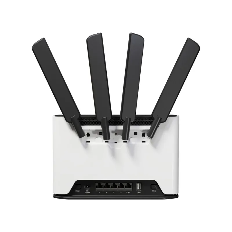 MikroTik Chateau 5G ax | Enrutador LTE | S53UG+M-5HaxD2HaxD-TC&RG502Q-EA, Wi-Fi 6, 4x RJ45 1000Mb/s, 1x RJ45 2.5Gb/s