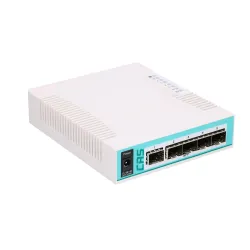 Коммутатор MikroTik CRS106-1C-5S, 1x RJ45 1000Mb/s, 6x SFP