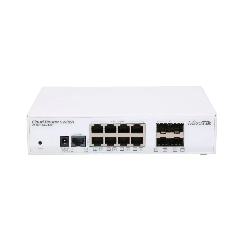MikroTik CRS112-8G-4S-IN Anahtar, 8x RJ45 1000Mb/s, 4x SFP