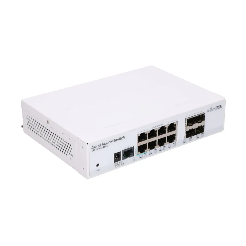 MikroTik CRS112-8G-4S-IN | Switch | 8x RJ45 1000Mb/s, 4x SFP