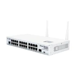 MikroTik CRS125-24G-1S-2HnD-IN | Switch | 24x RJ45 1000Mb/s, 1x SFP, 1x USB, 2,4GHz WiFi