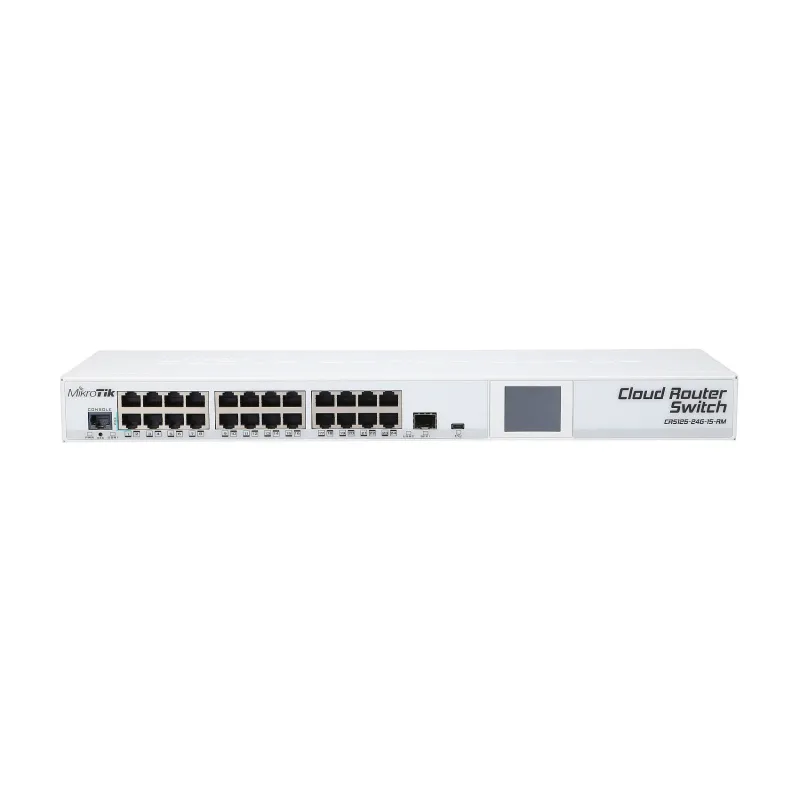 MikroTik CRS125-24G-1S-RM | Switch | 24x RJ45 1000Mb/s, 1x SFP, 1x USB