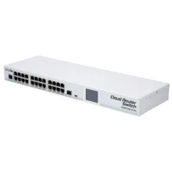 Коммутатор MikroTik CRS125-24G-1S-RM, 24x RJ45 1000Mb/s, 1x SFP, 1x USB