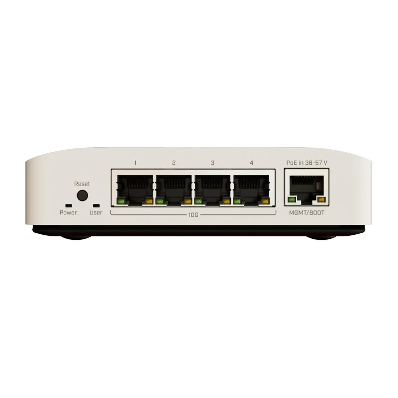 Коммутатор MikroTik CRS304-4XG-IN, 1x RJ45 1000Mb/s, 4x 10G RJ45, RouterOS v7