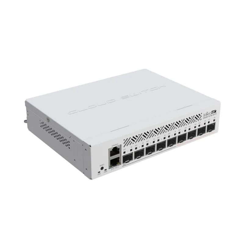 Коммутатор MikroTik CRS310-1G-5S-4S+IN, 1x RJ45 1000Mb/s, 5x SFP, 4x SFP+, RouterOS L5