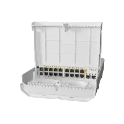 Коммутатор MikroTik CRS318-16P-2S+OUT, NetPower 16P, 16x RJ45 1000Mb/s PoE, 2x SFP+