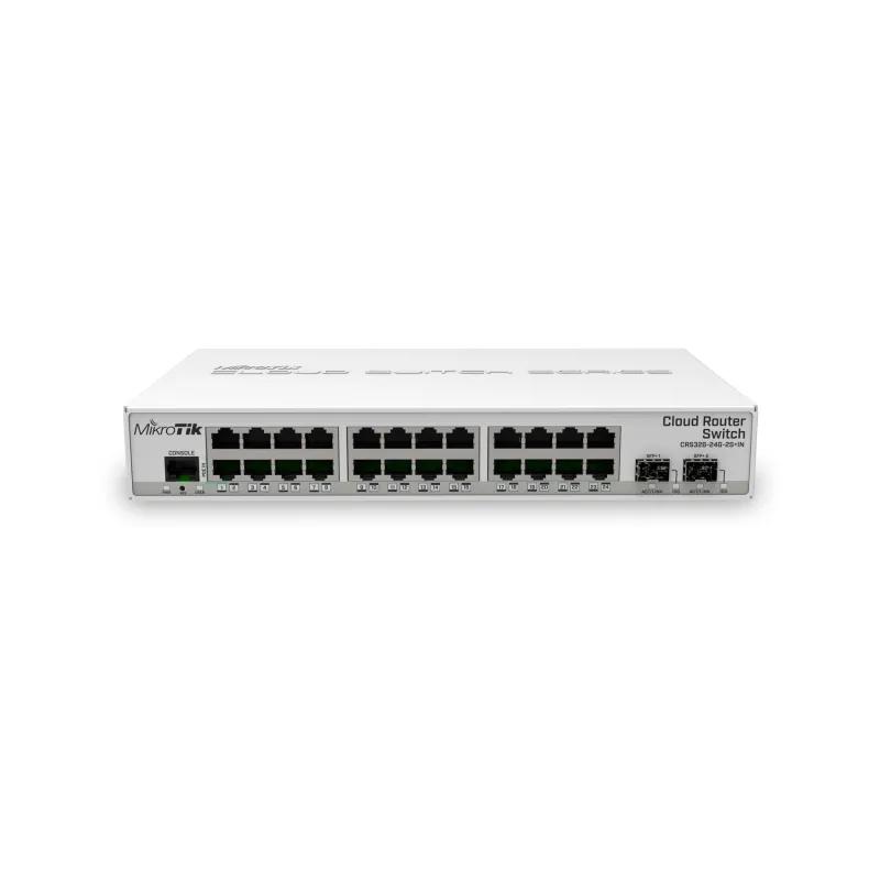 MikroTik CRS326-24G-2S+IN Anahtar, 24x RJ45 1000Mb/s, 2x SFP+