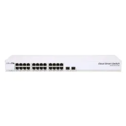 MikroTik CRS326-24G-2S+RM Anahtar, 24x RJ45 1000Mb/s, 2x SFP+