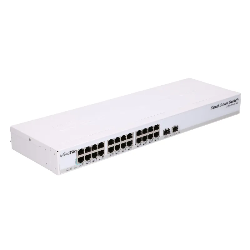 MikroTik CRS326-24G-2S+RM Anahtar, 24x RJ45 1000Mb/s, 2x SFP+