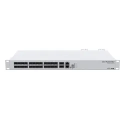 MikroTik CRS326-24S+2Q+RM UK Anahtarı, 24x SFP+, 2x QSFP, 1x RJ45 100Mb/s