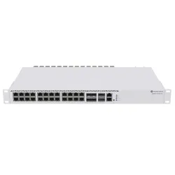 Mikrotik CRS326-4C+20G+2Q+RM Anahtar, 20x RJ45 2.5G, 4x (2.5G ETH/10G SFP+ Kombinasyon, 2x 40G QSFP+