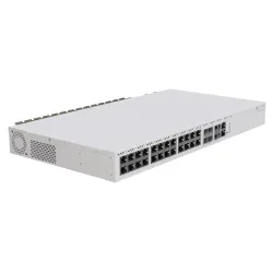 Mikrotik CRS326-4C+20G+2Q+RM Anahtar, 20x RJ45 2.5G, 4x (2.5G ETH/10G SFP+ Kombinasyon, 2x 40G QSFP+