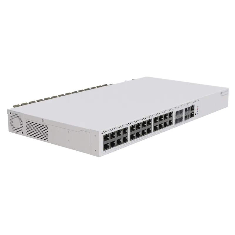 Коммутатор Mikrotik CRS326-4C+20G+2Q+RM, 20x RJ45 2.5G, 4x (2.5G ETH/10G SFP+ Комбо, 2x 40G QSFP+