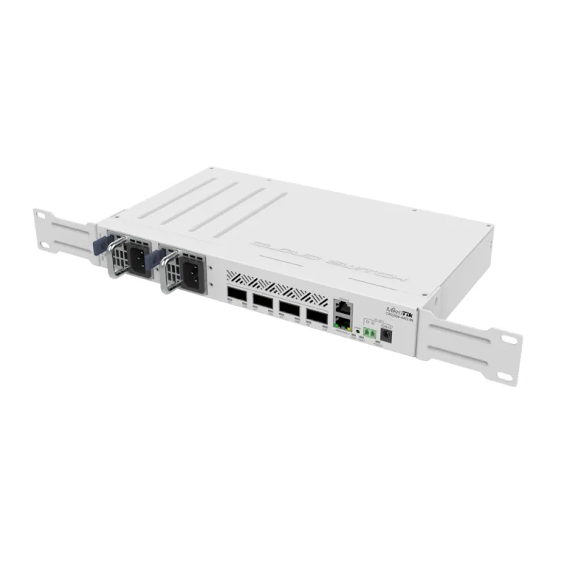 Коммутатор MikroTik CRS504-4XQ-IN, облачный маршрутизатор, 4x 100G QSFP28, 1x RJ45 100Mb/s